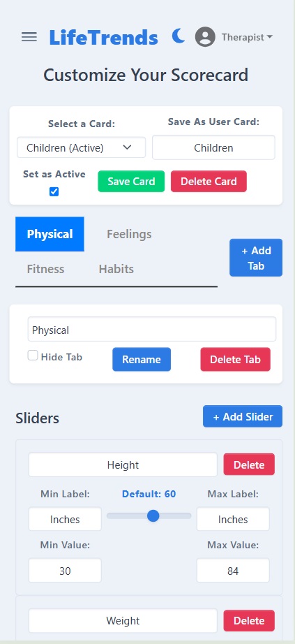 Personal Growth Configurable Setup